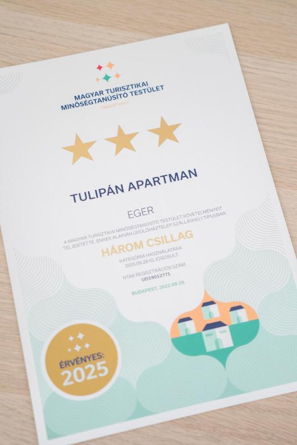 Tulipan Apartman エゲル エクステリア 写真